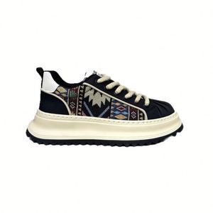 Zapatillas Casuales con Punta de Concha para Hombre, Diseño Original Exclusivo, Zapatillas de Lona con Suela Gruesa y Elevada, Calzado Deportivo de Moda para Adolescentes - Product Image 6