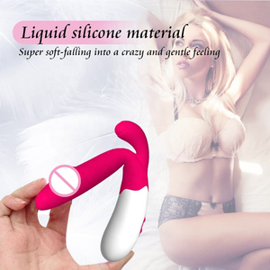 Vibrador de Conejo de 10 Modos para Mujeres, Doble Vibración, Silicona, Juguetes Sexuales para Vagina, Clítoris y Ano, Masajeador de Alta Potencia - Product Image 3