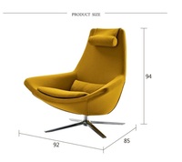 Moderne classique salon fauteuil inclinable avec pouf/Offre Spéciale relaxant tissu canapé salon chaise/confortable chaise De Loisirs