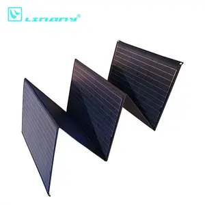 Siêu điện năng lượng mặt trời di động Monocrystalline silicon hệ thống năng lượng nguồn cung cấp Tấm quang điện năng lượng mặt trời 250W 18V cho công việc ngoài trời