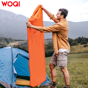 Woqi Sac de couchage isolé en polaire léger et confortable avec sac de rangement Sac de couchage de camping - Product Image 5