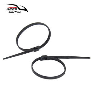 Lot de 10 attaches de câble de deuxième étage de régulateur, spéciales plongée, en nylon non marquant, autobloquantes, ZD-015 KEEP DIVING - Product Image 4