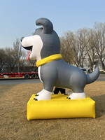 Modèle de chien gonflable géant durable sur mesure pour l'extérieur, fabrication OEM en Chine, vente directe d'usine