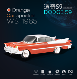 Pantalla portátil con forma <span class=keywords><strong>de</strong></span> coche, camión, altavoz para coche, reproductor <span class=keywords><strong>de</strong></span> música inalámbrico resistente al agua con luz LED RGB Doege, 59 opciones <span class=keywords><strong>de</strong></span> color - Product Image 4