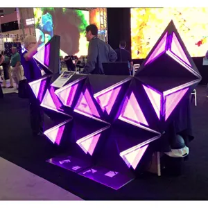 Indoor Led Video Display 3D For Bar Stage Cabina DJ Booth P5 LED Display Screen