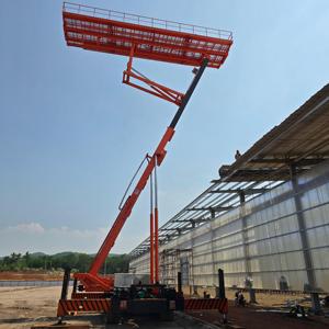 Plateforme élévatrice télécommandée pour travaux en hauteur sur toitures en acier, solution de levage inversé pour plafonds - Product Image 1