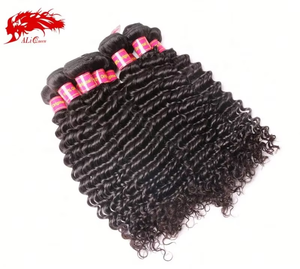 Estensioni di Capelli Umani Ricci Brasiliani Vergini Non Trattati, Tessitura a Macchina a Doppio Spessore, Vendita Calda, 100% Capelli Umani Ricci - Product Image 6