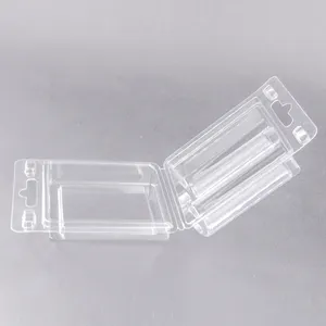 Özel şeffaf plastik PET ambalaj kutusu blister ambalaj kapaklı tepsi