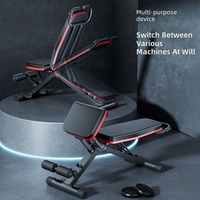 Banc de musculation pliable multifonctionnel pour hommes, pour presse à haltères et assis-debout, équipement de fitness pour la maison et le bureau, avec support pour haltères