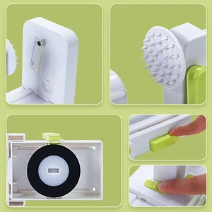 5 Blades <b>Vegetable</b> Spiralizer Zucchini Noodle Maker Best Veggie Spiral Slicer Curly Fry Chopper <b>Cutter</b> Pasta Spaghetti Maker - Product Image 4