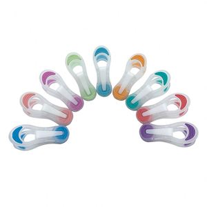 18pcs/bag <b>Plastic</b> Clothes Clip 7.0cm Colored Heavy Duty Clothes Pegs Spring Not Rusty Powerful Living Room Clothes Drying - Product Image 3