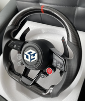 Volant sport personnalisé RS en cuir semi-perforé pour Audi A6 C7 C6 A7 A3 A4 RS3 RS5 RS6 RS7 TTRS TT R8 S4