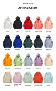 Sudadera con Capucha de Felpa Francesa de Algodón Peinado Premium 330G, Nueva Colección 2026, Hombros Caídos, Estampado Personalizado, Venta al Por Mayor para Hombre y Mujer - Product Image 3