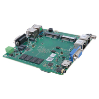 Carte mère industrielle EVUC Nano Intel Bay Trail Celeron J1900 N2840 avec RAM DDR3 intégrée, double LAN Gigabit pour Mini PC et passerelle IoT