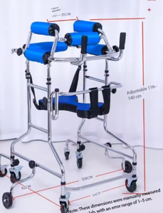 Andador Plegable Ligero con Ruedas, Ayuda para Caminar al Aire Libre con Altura de Asiento Ajustable para Personas Mayores - Product Image 5