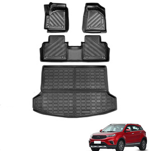 Ventes d'usine Nouvelle arrivée TPE Accessoires de voiture Tapis de sol de voiture Tapis de voiture personnalisés pour le territoire Ford - Product Image 1