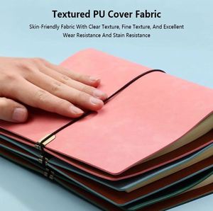 Custom Printing Thread Sewing Binding A5 Size Leather Hardcover Planner Journal Notebook for <b>Gift</b> - Product Image 4