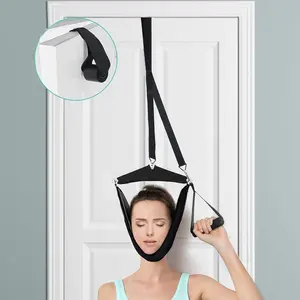 流行的便携式颈部担架吊床用于颈部疼痛缓解颈部吊带牵引家用颈椎牵引装置
