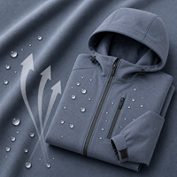 Vestes d'hiver pour l'extérieur et pantalons thermiques en tissu polaire épais, tissu technique softshell chaud et durable en polyester
