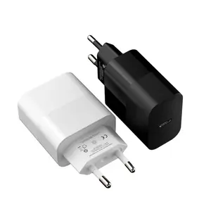 Customized Logo 30W Gan Type C PD Fast Charger US EU UK Plug 20W USB-C Travel Adapter with CE Rohs ETL UKCA For iPhone Samsung