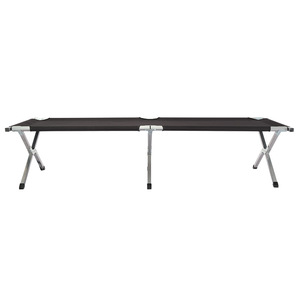 बाहरी एकल लोहे तह बिस्तर सुविधाजनक आधुनिक डिजाइन आपातकालीन राहत शिविर खाट बिस्तर - Product Image 3