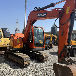 Mini-excavatrice Doosan DX85 d'occasion de 8 tonnes avec moteur, boîte de vitesses, engrenages et roulements, PLC, pompe hydraulique et moteur d'origine, fabriquée en Corée - Product Image 1
