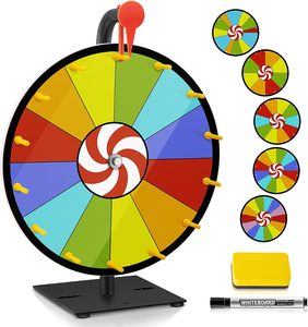 MObyat Rueda Giratoria De 7,87 Pulgadas, Colorida Rueda De Ruleta De La Suerte, Ruedas De Premio De Casino, Rueda De Premio De Mesa DIY Para Suministros De Fiesta De La Suerte