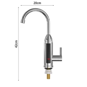 A basso prezzo verticale istantaneo 3 secondi di riscaldamento portatile 220v 3000w bagno elettrico doccia scaldabagno rubinetto