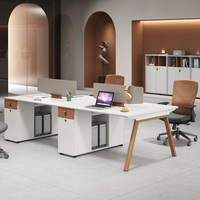 Bureau et chaise de direction ergonomiques pivotants en bois de luxe Hongye, couleur rose