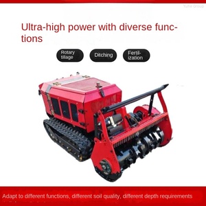 Petite machine de pionnier de la forêt économique, tondeuse à gazon télécommandée intelligente, ceinture verte, verger, type de piste photovoltaïque - Product Image 5