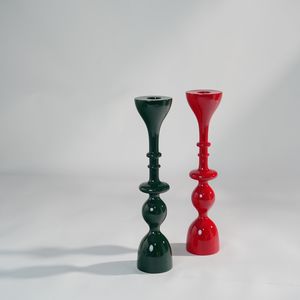 Support de bougie en laque design, nouveau style de luxe, bougeoir décoratif pour table, excellente qualité - Product Image 1