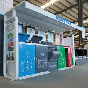 Poubelle intelligente à induction avec couvercle ouvert Poubelles intelligentes Poubelle intelligente avec évier pour le lavage des mains - Product Image 2