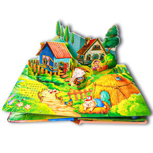 Libros Pop-up Personalizados, Historia en Inglés, Educativos, Impresión Offset 3D, Personalización OEM, Gran Venta, para Niños y Bebés, Papel <span class=keywords><strong>de</strong></span> Arte - Product Image 2