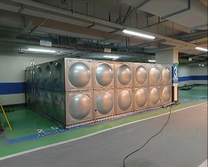 304 스테인리스 스틸 부식 방지 누수 방지 경량 물 저장 용접 탱크 (민방위 식수용) - Product Image 5