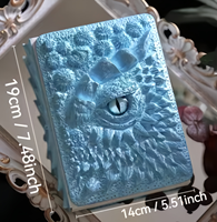 Carnet Macaron Couleurs Vives NAF08 Nouveauté Adorable avec Cristaux et Yeux de Dragon Macaron, Carnet Œil du Diable pour Cadeau - Vente Flash