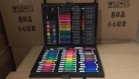 Lot de jouets de dessin pour enfants en gros – Ensemble de 150 crayons aquarelles et outils de dessin – Coffret cadeau pour enfants – Kit de dessin artistique