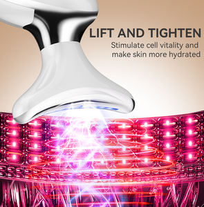 SHOmfrs 510K <span class=keywords><strong>terapia</strong></span> de luz roja para cara y cuello EMS masaje de microcorriente antiarrugas <span class=keywords><strong>antienvejecimiento</strong></span> OEM/ODM Dispositivo de cuidado de la piel - Product Image 5