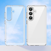 Étui pour Samsung Galaxy S24 Ultra, S23 Ultra, coque en silicone transparente antichoc en TPU, protection pour Samsung S25 S24 FE Ultra Plus S26