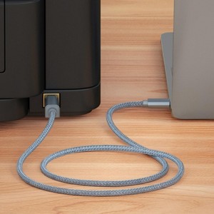 Cao <span class=keywords><strong>C</strong></span>ấp Nylon Bện USB-<span class=keywords><strong>C</strong></span> Để USB-B <span class=keywords><strong>C</strong></span>áp Tố<span class=keywords><strong>c</strong></span> Độ Cao 480Mbps Máy In Máy Quét Bàn Phím MIDI <span class=keywords><strong>C</strong></span>áp - Product Image 3