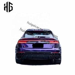 Venta caliente Mitad de carbono Msy Body Kit para <span class=keywords><strong>Audi</strong></span> <span class=keywords><strong>Q8</strong></span> 2018-2022 actualización RSQ8 modelo delantero parachoques trasero montaje Auto Accesorios - Product Image 5