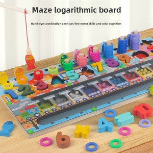 Nuevo Juego Magnético de Laberinto con Cuentas para Pescar, Juguete Educativo Temprano para Niños con Alfabeto Digital y Caminos, de Poliéster, Transfronterizo, 0-24 Meses - Product Image 2