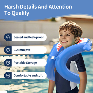 Flotador de <span class=keywords><strong>Piscina</strong></span> para Bebés con Forma de Tiburón, Flotador de Pecho para Niños Pequeños con Doble Cámara y Hebilla de Seguridad, Juguete Acuático al por Mayor - Product Image 2