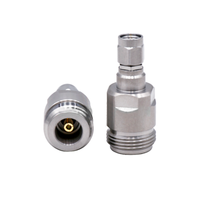 Connecteur coaxial de test mâle N en acier inoxydable 50 ohms vers mâle SMA