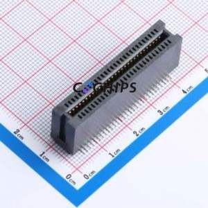 HEV58LP03BK Gold Finger <b>Connector</b> SMD,P=1.27mm <b>Connector</b> ( <b>Connector</b> Type: EDGE SLOT )( Pitch: 1.27mm )( Total PIN Count: 58P ) - Product Image 1