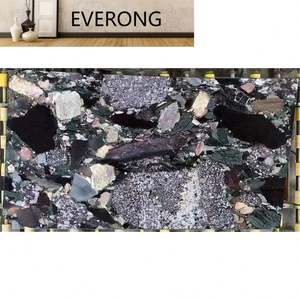 Lusso moderno a forma di capsula Custom quattro stagioni di marmo verde tavolino top per la decorazione della casa - Product Image 3