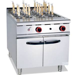 Machine de cuisson de nouilles à gaz commerciale avec poignée en acier inoxydable de construction en métal écologique pour marmite épicée de boulettes - Product Image 1