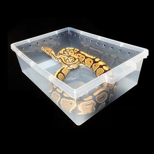 Vente en gros Boîte d'élevage de reptiles Araignée Lézard Gecko Hamster Serpent Tortue Beetle Boîte d'élevage Transparent Pet House - Product Image 2