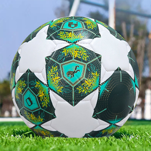 Balón de <span class=keywords><strong>Fútbol</strong></span> de Alta Calidad, Tamaño Oficial 5, PU Termosellado, Cosido a Máquina, con Logotipo Personalizado, para Entrenamiento - Product Image 4