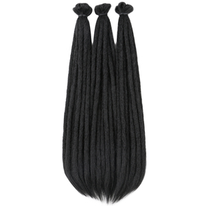 22 Inches Hand Made Dread Locks Crochet Dreadlocks Braids Reggae <strong>Faux</strong> <strong>Locs</strong> Hair - Product Image 1