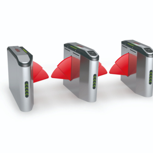 Cổng rào cản bằng thép không gỉ 304 với đầu đọc thẻ RFID Cổng An Ninh ngăn chặn rào cản cho trạm tàu điện ngầm - Product Image 1